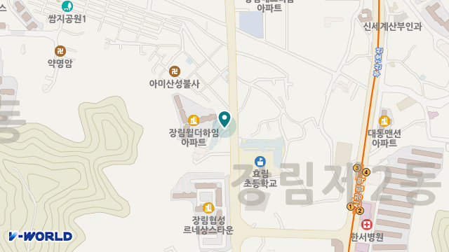 수 실버원 위치 지도