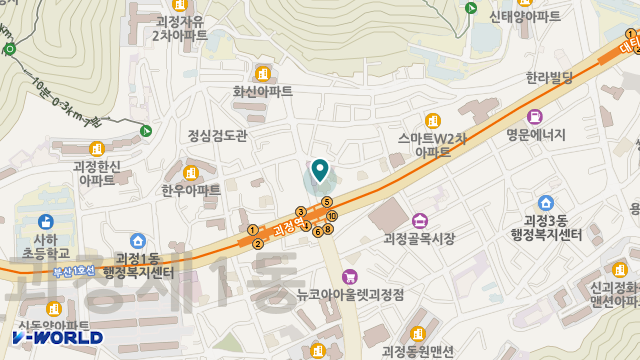 동산노인요양원 위치 지도