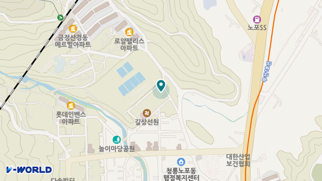 금정노인요양원 위치 지도