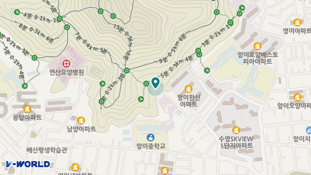 상락정배산실버빌 위치 지도