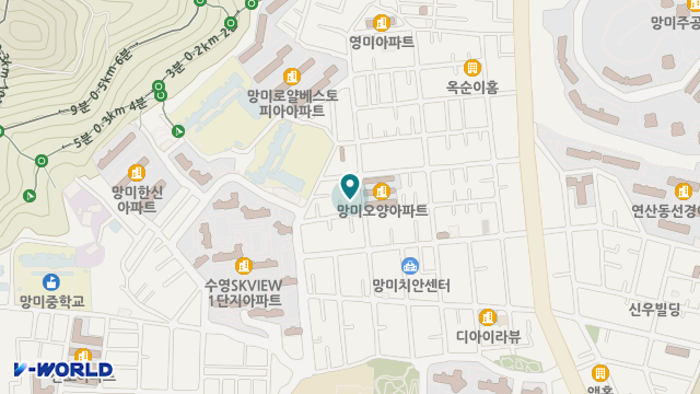 고향의 집 위치 지도