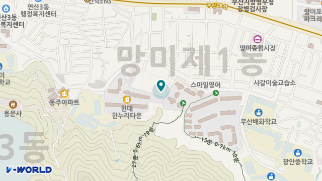 흰돌요양센터(목제관) 위치 지도
