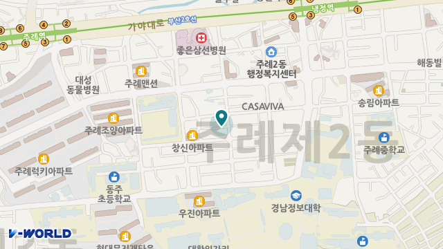 보성실버홈 위치 지도