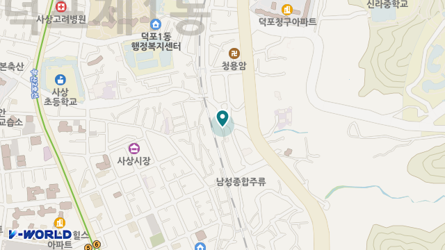 서부산노인요양원 위치 지도