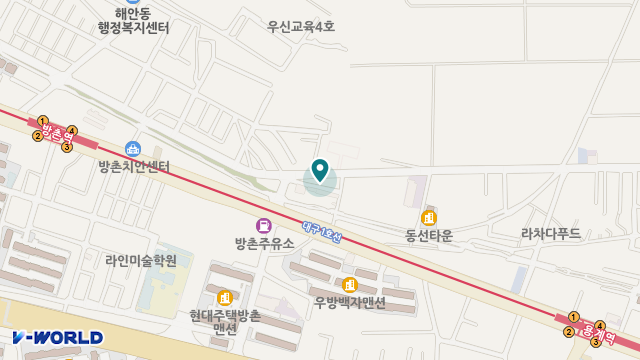 진명해안실버타운 위치 지도