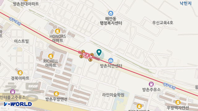 진명실버홈 위치 지도
