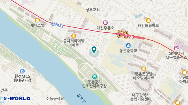 방촌요양복지센터 위치 지도