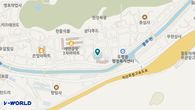 그린실버케어 노인요양원 위치 지도