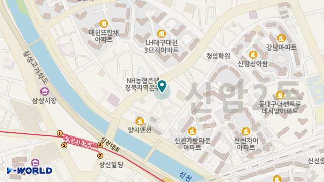다사랑실버타운 위치 지도