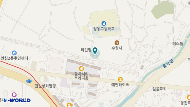 지니해피안실버타운 위치 지도