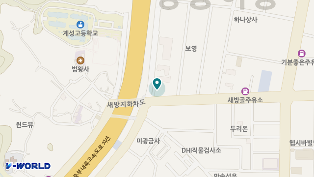 서대구실버하우스 위치 지도
