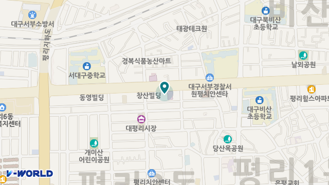앞산실버타운 위치 지도