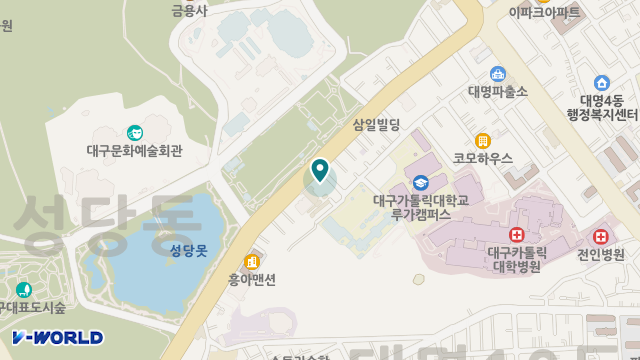 휴마나두류요양원 위치 지도