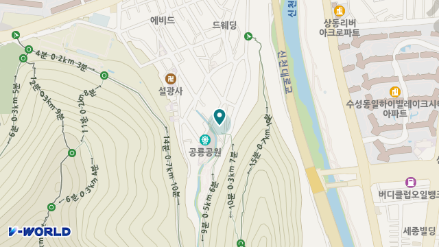앞산고을요양센터 위치 지도