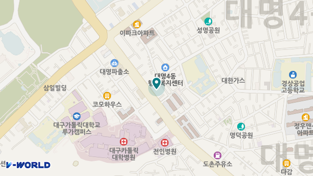 가톨릭요양원 위치 지도