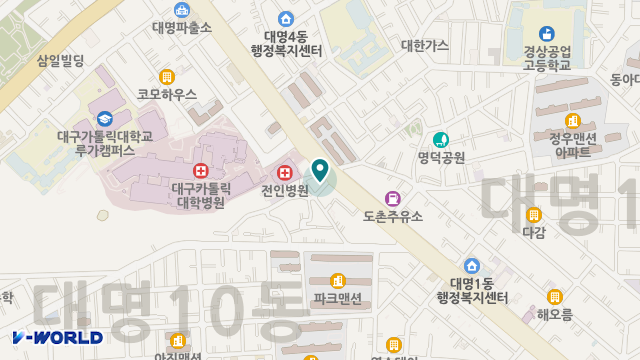 대명효성실버홈 위치 지도