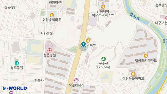 대경장기요양기관 위치 지도