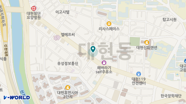 강산노인요양센터 위치 지도