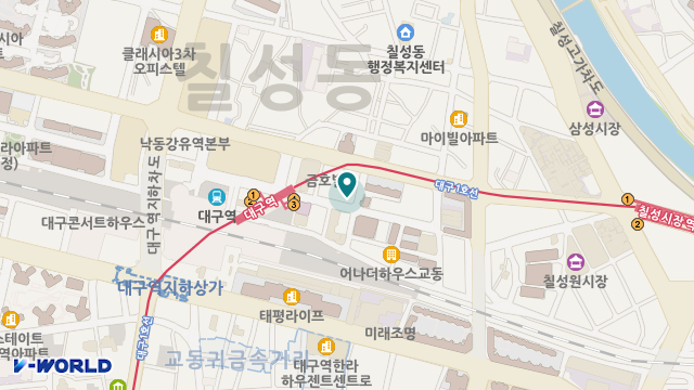 천유원실버타운 위치 지도