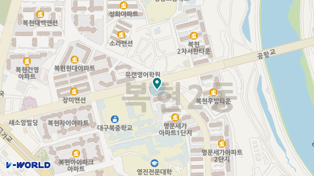나비복현요양센터 위치 지도