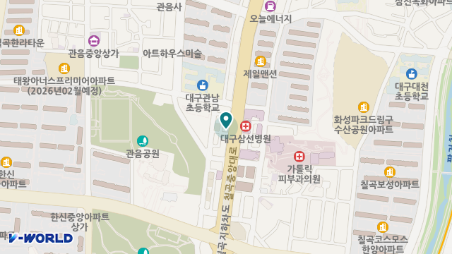 대구탑노인전문요양원 위치 지도