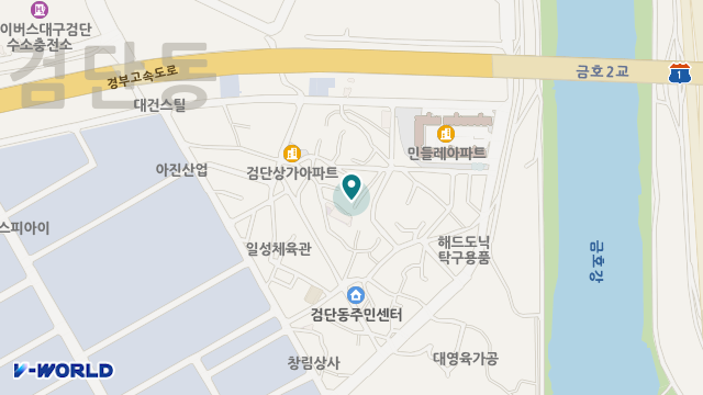 한아름노인복지센터 위치 지도