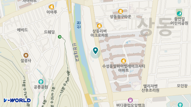 화성전문요양원 위치 지도