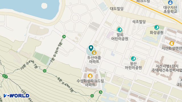 어르신노인요양시설 위치 지도