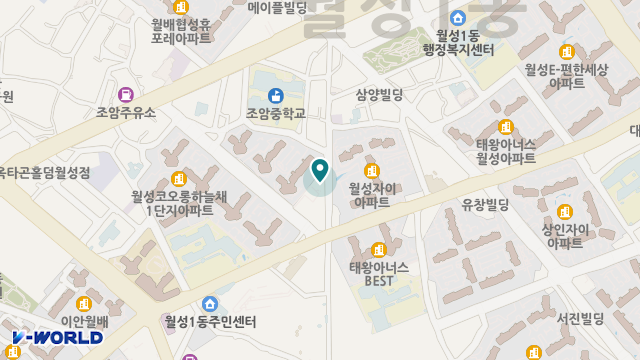 경북실버타운 위치 지도