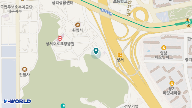 상록수 실버타운 위치 지도