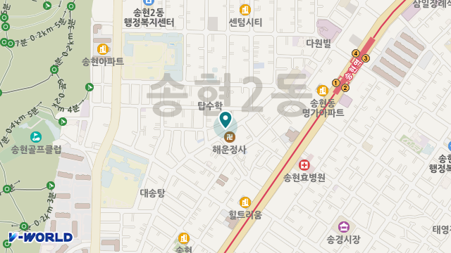 휴청명노인복지센터 위치 지도