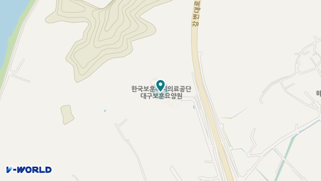 대구보훈요양원 위치 지도