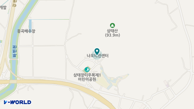 나오미노인센터 위치 지도