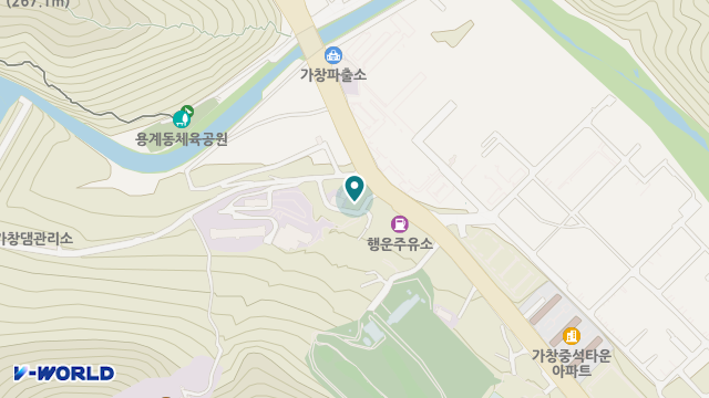 다사랑재활실버타운 위치 지도