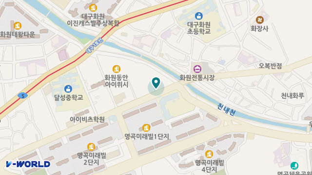 화원요양원 위치 지도
