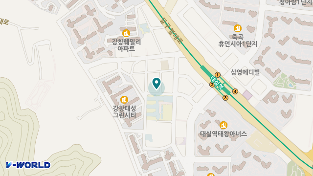 다사실버타운 위치 지도