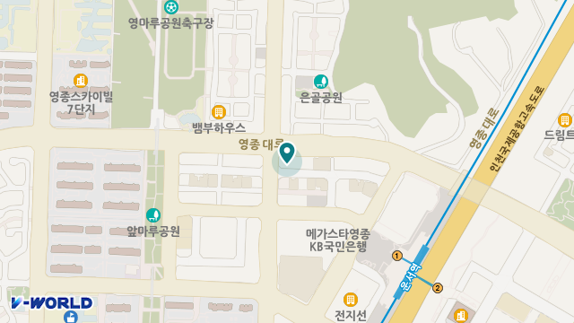 영종국제도시 믿음요양원 위치 지도