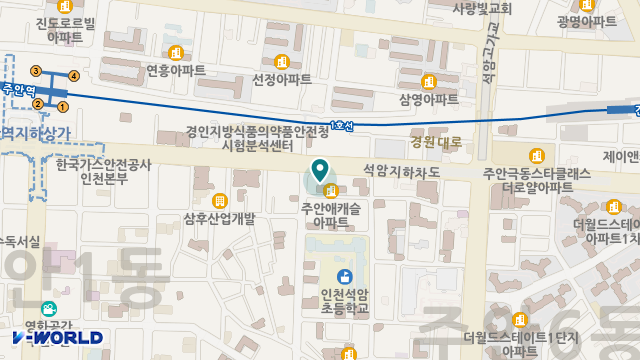온유한요양원 위치 지도
