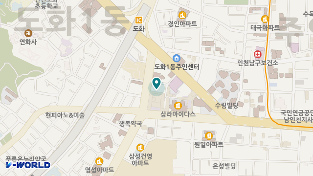 인일효요양원 위치 지도