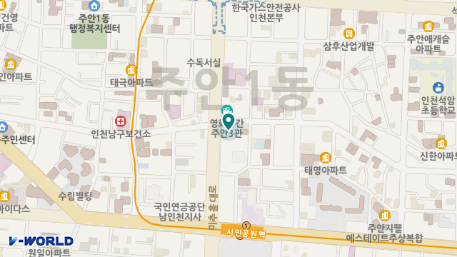 주안요양원 위치 지도