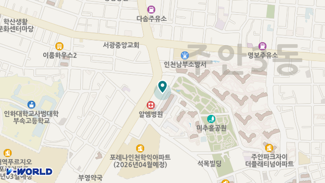 인하요양원 위치 지도