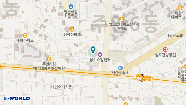 주안하주요양원 위치 지도
