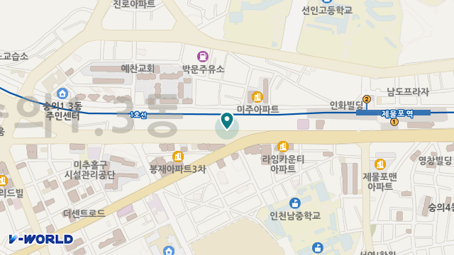 자미원요양원 위치 지도