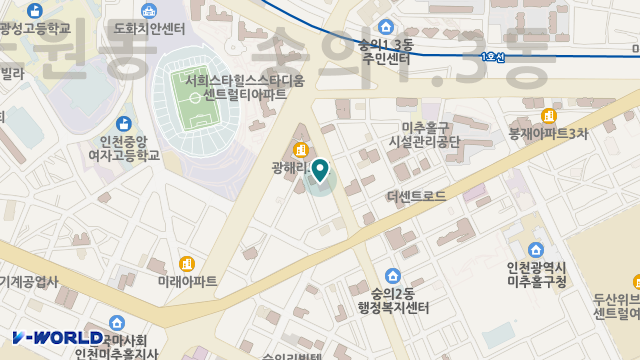 The 숲 요양원 위치 지도