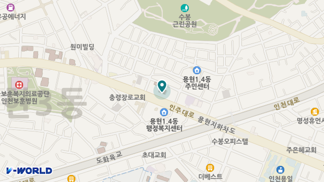 수봉요양원 위치 지도