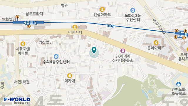 한가족재활요양원 위치 지도
