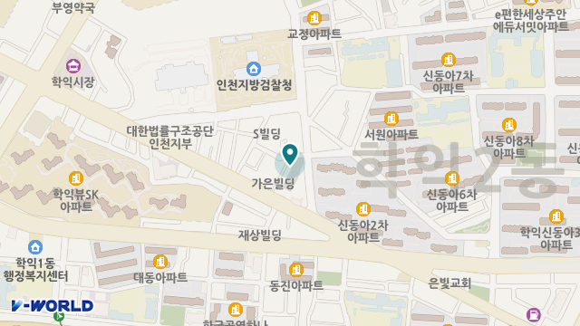 미추홀늘푸른요양원 위치 지도