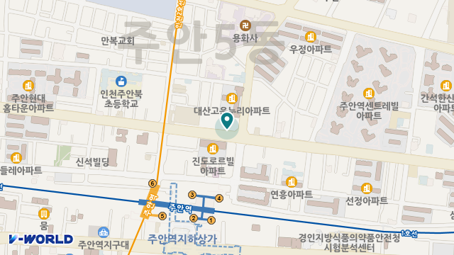 경인노인요양원 위치 지도