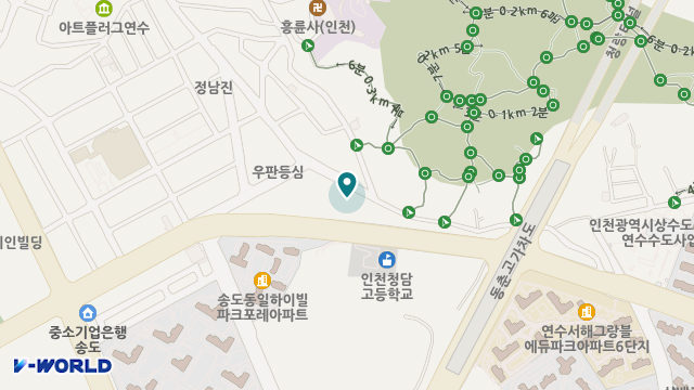 평복영락요양원 위치 지도