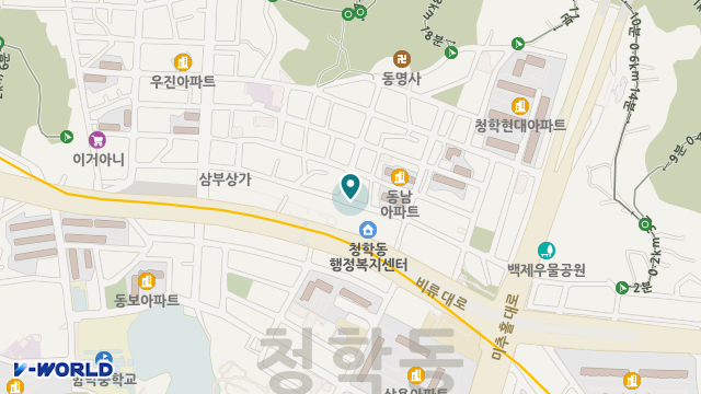 청학동셀라요양원 위치 지도